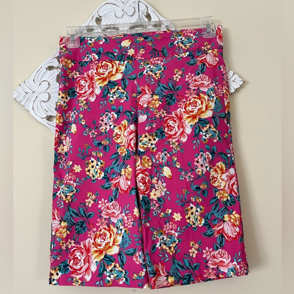 Floral Print Bermuda Shorts